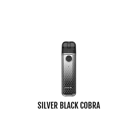 smok novo 4 mini pod kit silver black cobra