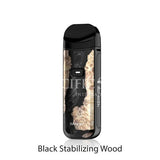 smok nord 2 pod kit black stabilizing wood