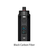 smok rpm160  open pod kit black carbon fiber