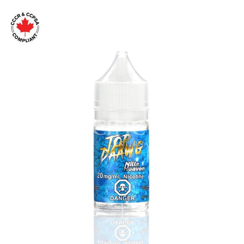 Nilla heaven top daawg vanilla Nic salt juice